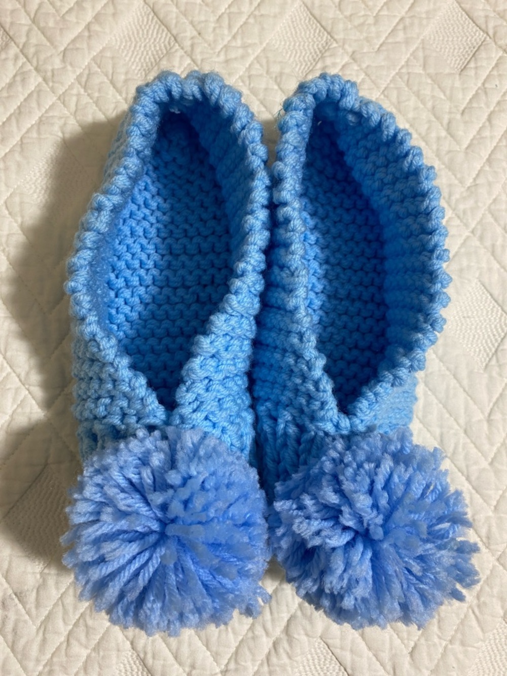 Hand Made Knitted Warm Socks Size M